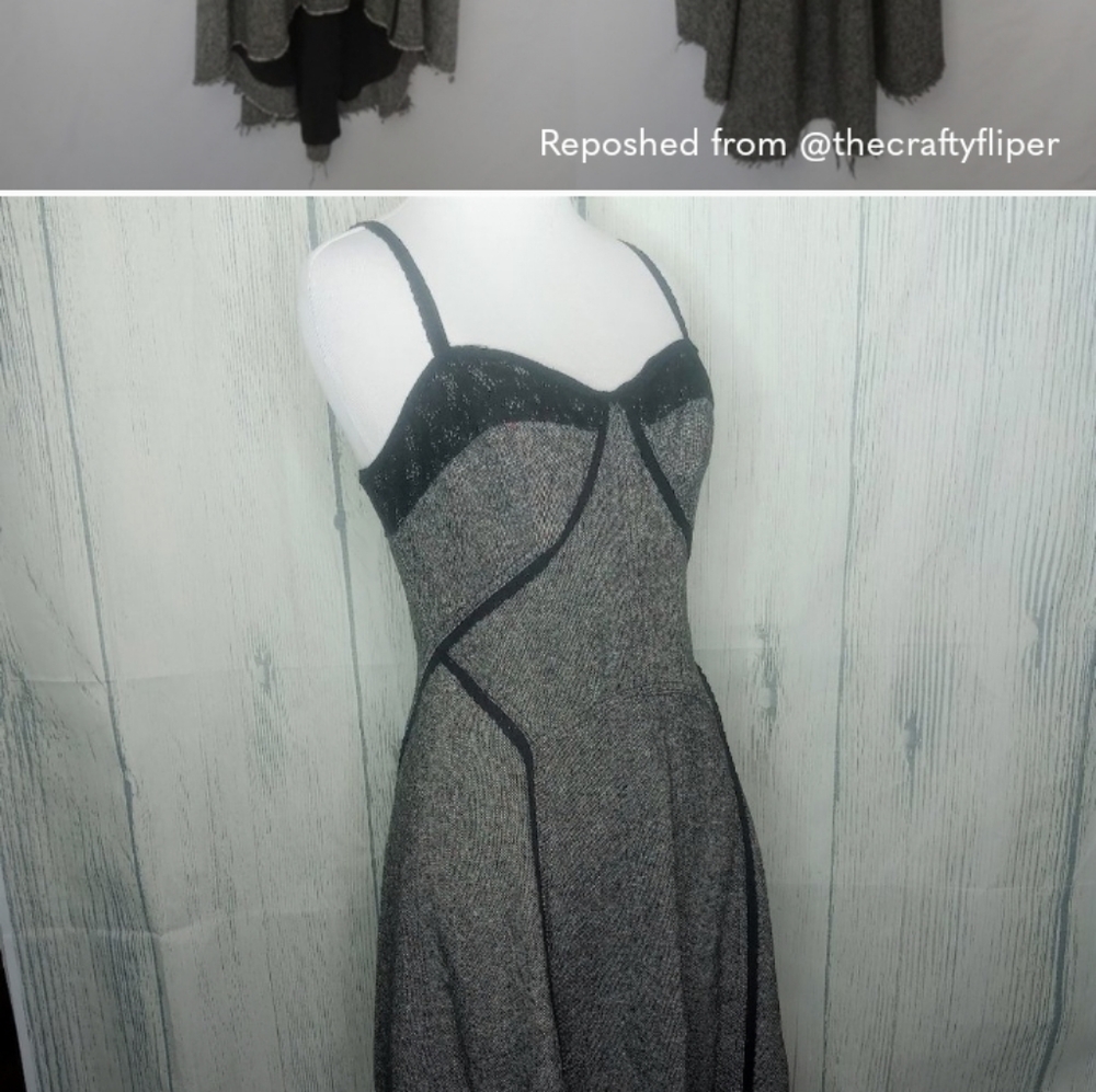 ISO FREE PEOPLE menswear candy MAXI DRESS SIZE 6